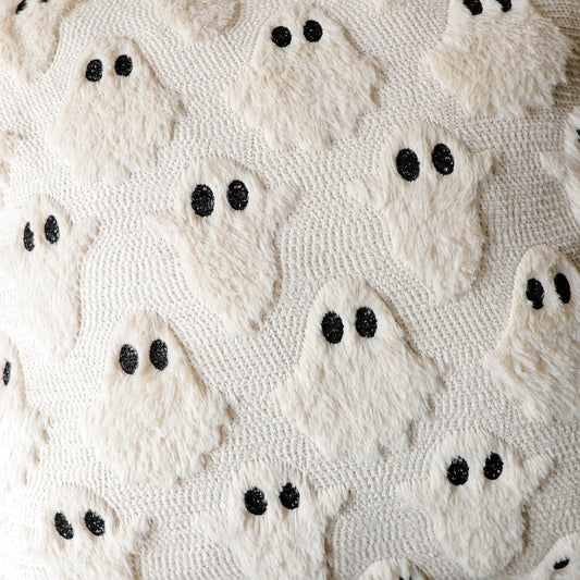 Halloween_Pillow_Covers_18x18_Set_of_2_Beige_Ghost_Farmhouse_Home_Decor