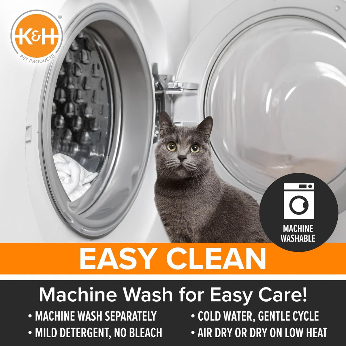 K&H_Self-Warming_Cat_Bed_Pad,_Self_Heating_Pad,_Small_21_X_17_Gray/_Black