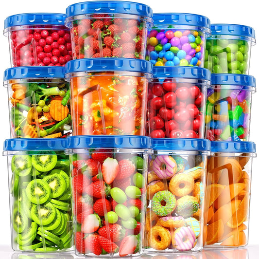 BiuLeon_[12_Pack-34/24/17oz_Freezer_Storage_Containers_with_3_Different_Sizes,_Plastic_Soup_Containers_with_Lids,_BPA-Free_Food_Storage_Containers_with_Twist_Top_Lids,_Reusable_Meal_Prep_Containers