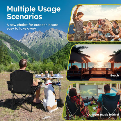 ALPHA_CAMP_2-Pack_Folding_Camping_Chair_with_Cooler_Bag_&_Lumbar_Support