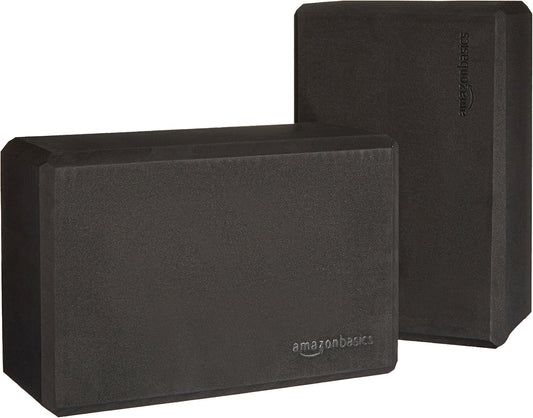 Amazon_Basics_Non-Slip_Yoga_Blocks,_Set_of_2,_Deepen_Poses,_4"_x_9"_x_6",_Black