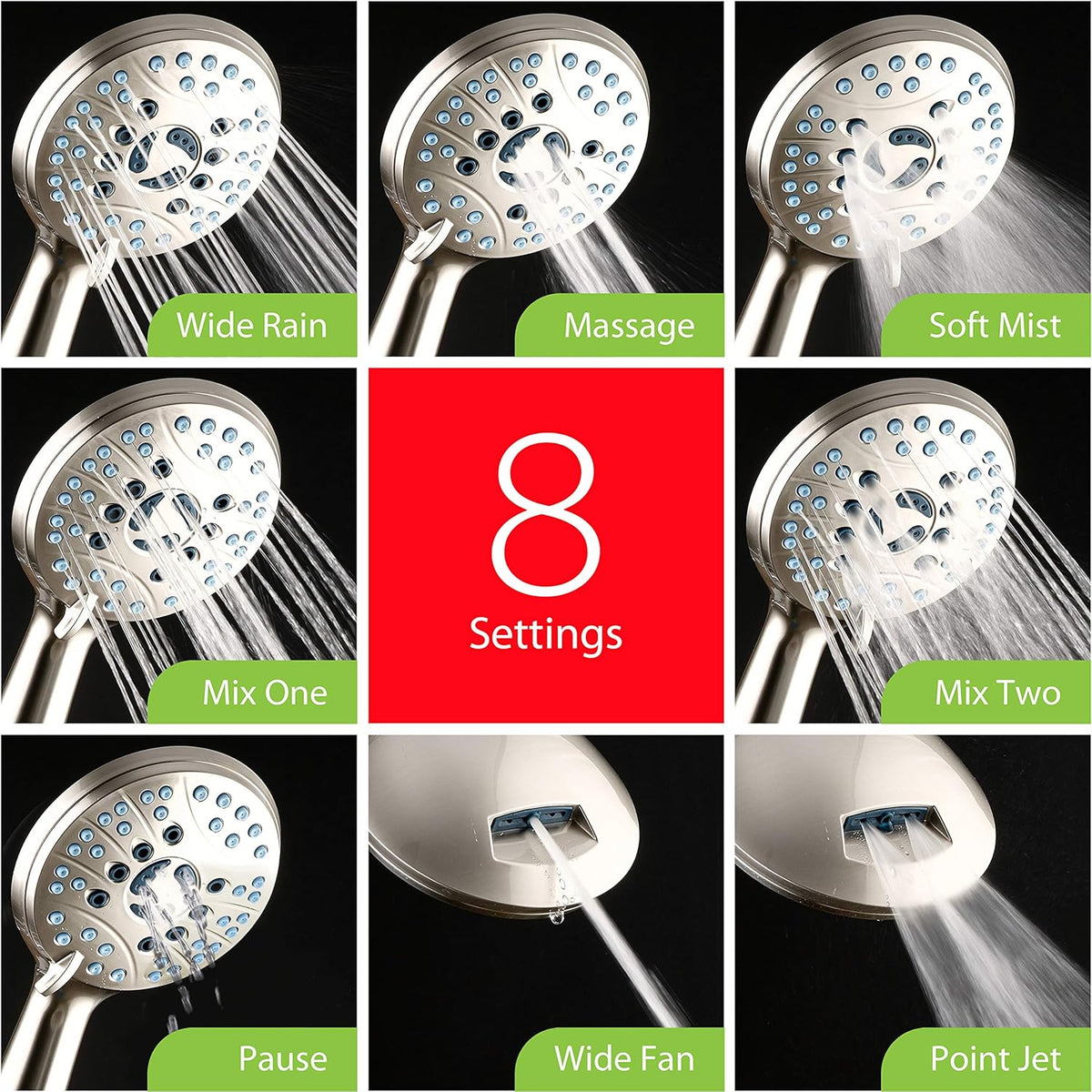AquaCare_8-mode_High_Pressure_Handheld_Shower_Head_with_2-mode_Power_Wash