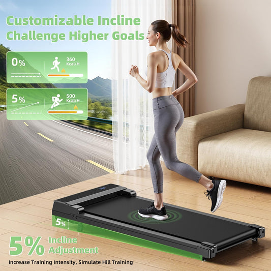 Walking_Pad_Treadmill_with_5%_Incline_-_Under_Desk_Running_Machine_Mat_Pads_for_Home_Office_Portable_Small_Compact_Quiet_Flat_Indoor_Magnetic_Lightweight_Electric_Treadmills_Remote_Control_4MPH