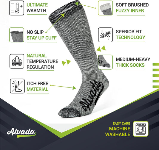 Alvada_Mens_Merino_Wool_Crew_Socks_Thermal_and_Warm_Socks_for_Winter_Work_Hiking_Running_3_Pairs