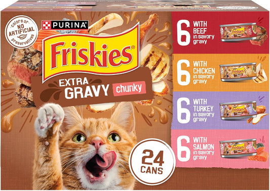 Purina_Friskies_Extra_Gravy_Wet_Cat_Food_Chunky_Variety,_(24)_5.5_oz._Cans