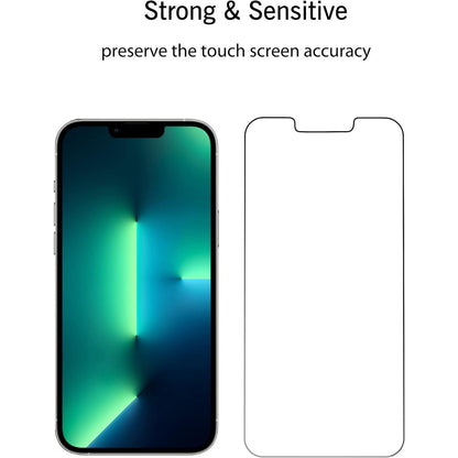 9h-rated hard tempered glass with scratch, scuff, and drop resistance
