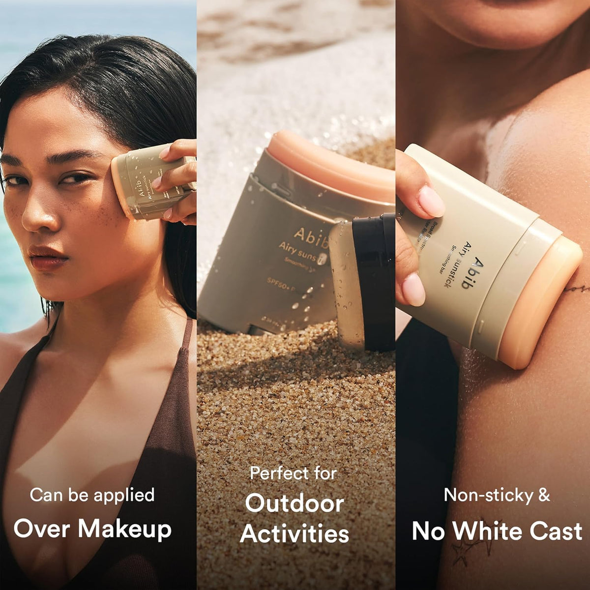 Abib Airy Sunstick – Capsule Beauty SPF50+ Stick, Single-Step Transparent Sun Protection
