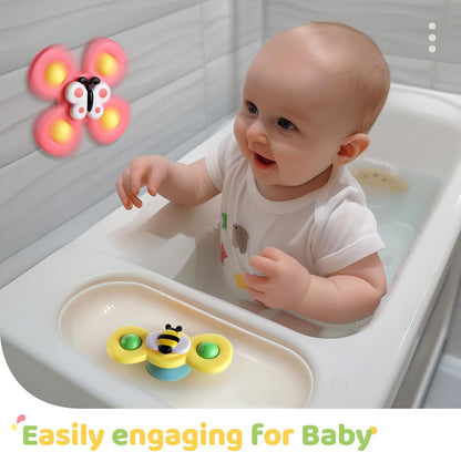 ALASOU Suction Cup Top Set – Travel Emergency Toy for Toddlers in Cars, Planes and Waiting Rooms