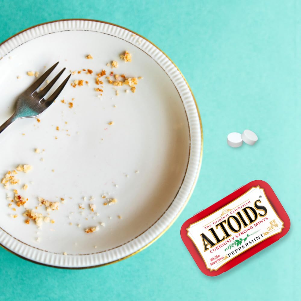 ALTOIDS Peppermint Mints – Understated Metal Mint Tin for Intentional EDC and Minimalist Pockets