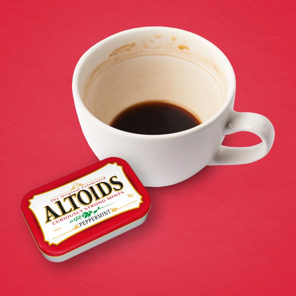 ALTOIDS Peppermint Mints – Understated Metal Mint Tin for Intentional EDC and Minimalist Pockets