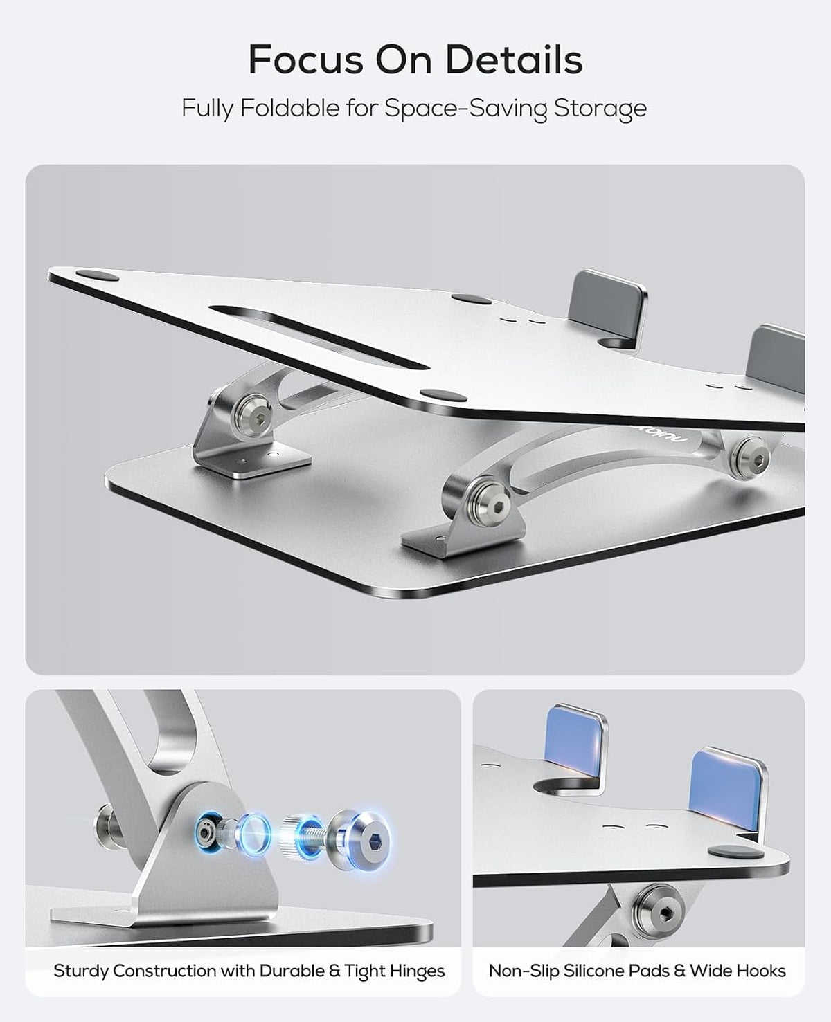 aluminum composite panel construction balancing lightweight portability (2.65 oz shipping weight class) with heavy-duty rigidity
