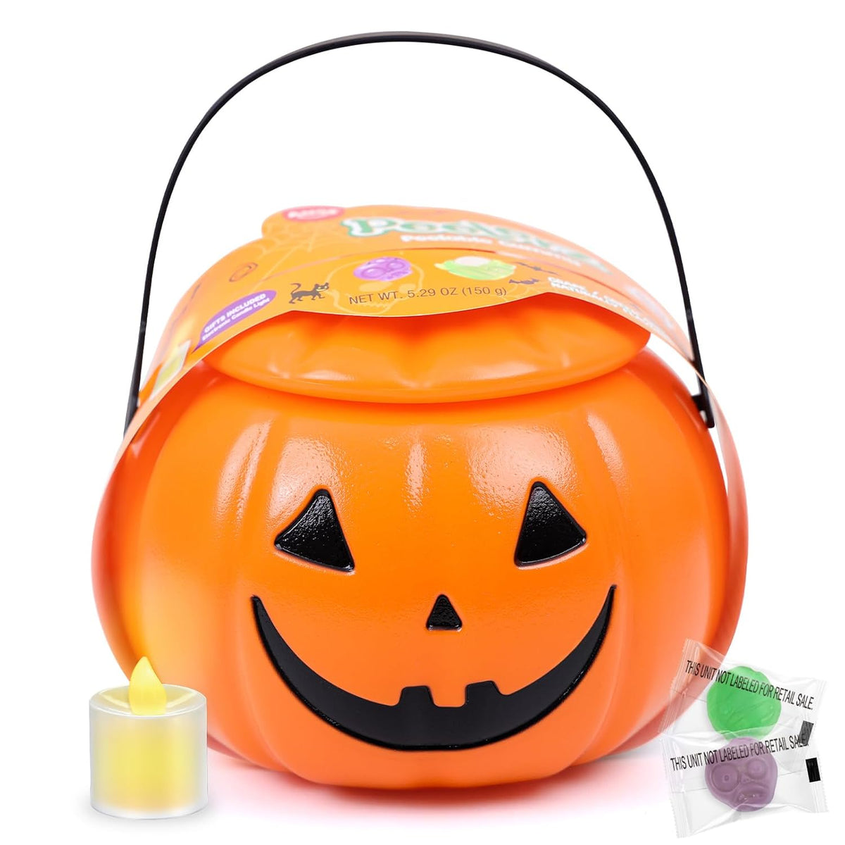 Amos Halloween Body Part Gummies – Hygienic Single-Serve Candy for Children's Birthday Parties, Classroom Goody Bags & Doorstep Treats