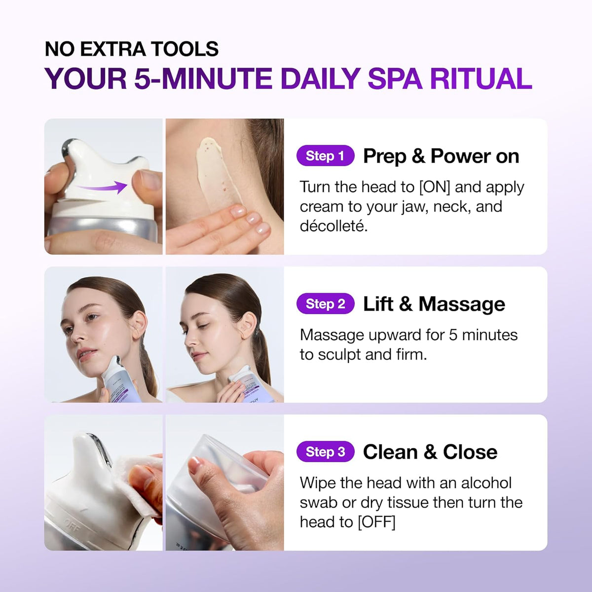 ANUA Collagen Retinol Refining Gua Sha Cream – Holiday Gift for Mom, Anti-Aging Neck Care with Built-In Massage Roller