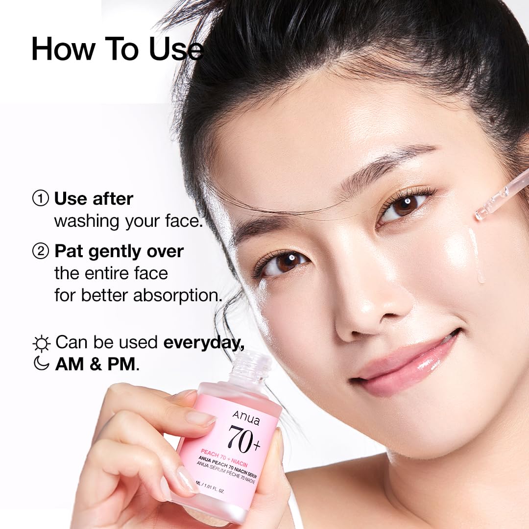 Anua Peach 70 Niacinamide Serum – Uncluttered Beauty: One Serum for All Skin Types