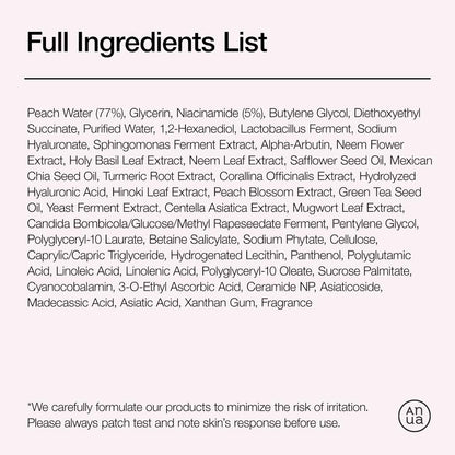 Anua Peach 70 Niacinamide Serum – Uncluttered Beauty: One Serum for All Skin Types