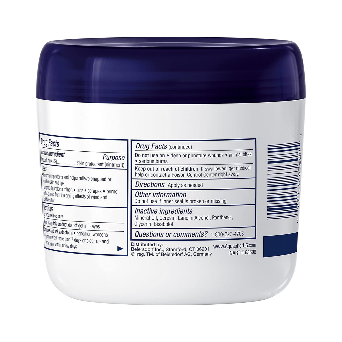 Aquaphor Skin Protectant Ointment for Caregiver Confidence, Family-Safe Healing Balm Backed by Pediatrician and Dermatologist Trust