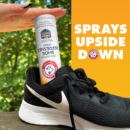 Arm & Hammer Athletic Shoe Spray – Stocking Stuffer for Footwear Lovers and Sports Lovers, 4 oz Multi-Pack