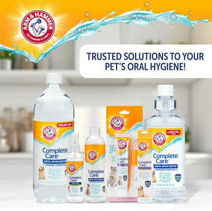 Arm & Hammer Complete Care Enzymatic Dog Toothpaste – Cost-Efficient Enamel Care for Multi-Dog Routines, 6.2 Oz Value
