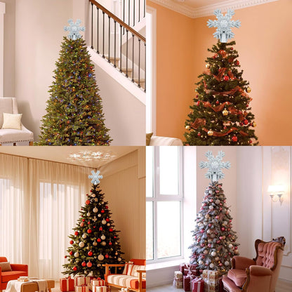 Aurora Glow Less-Is-More LED Topper – Effortless Plug-in Snowflake for Studio & Small Apartment Decor