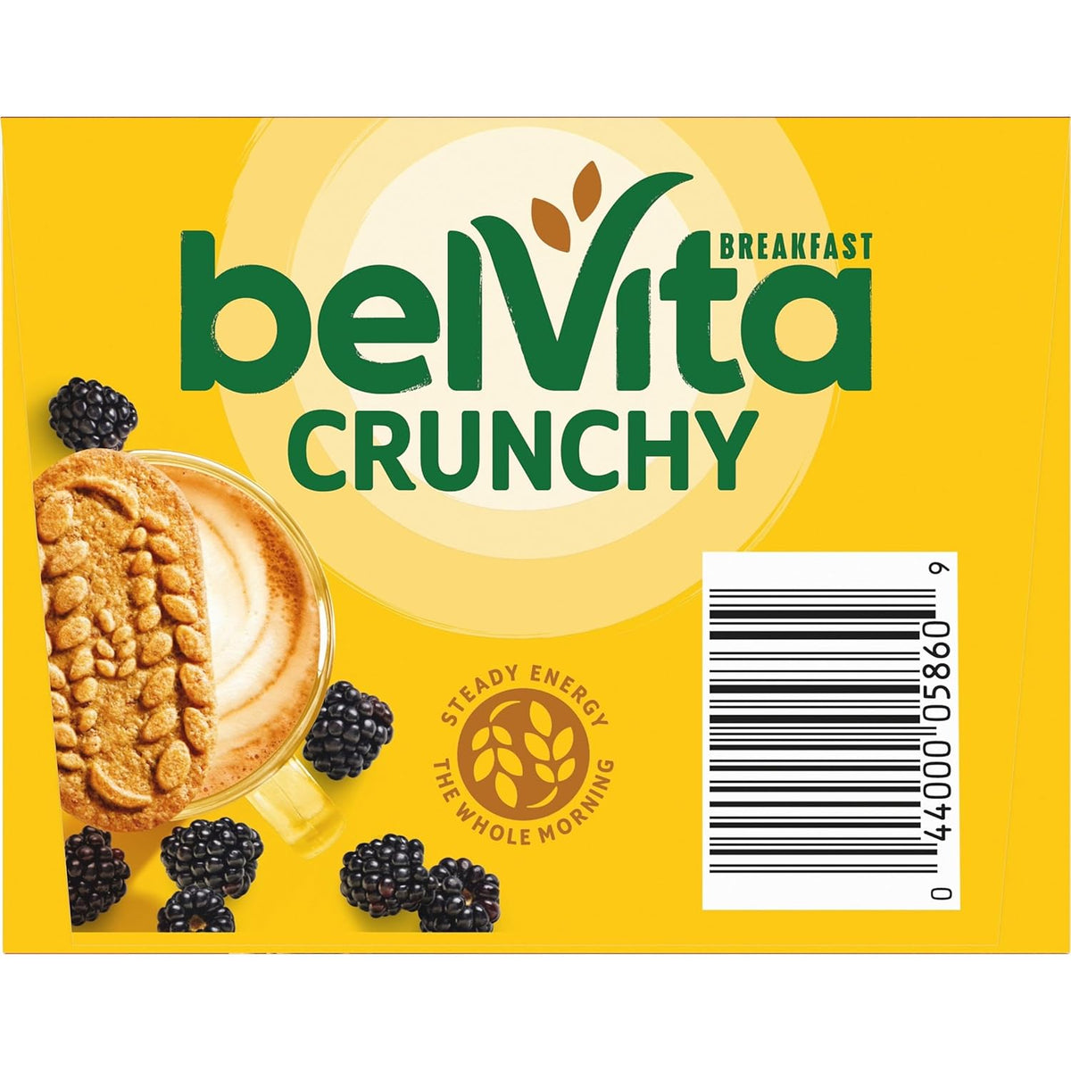 belVita Blueberry Breakfast Biscuits – Kid-Friendly Whole Grain Breakfast for Busy School Mornings, 8 Packs