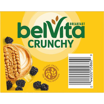 belVita Blueberry Breakfast Biscuits – Kid-Friendly Whole Grain Breakfast for Busy School Mornings, 8 Packs