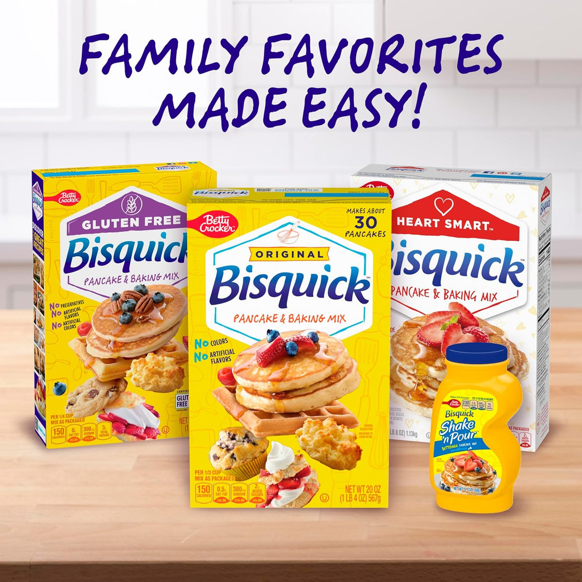 Betty Crocker Bisquick Baking Mix – Intentional Pantry Essential for Clean and Simple Home Cooking