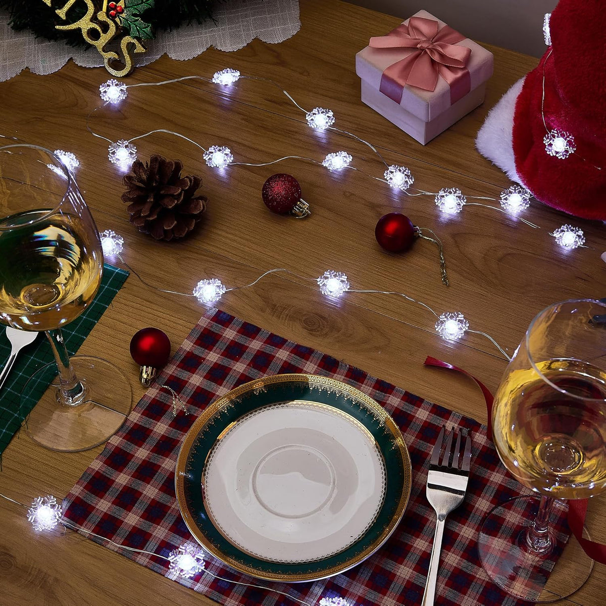 BlcTec Battery Snowflake Lights – Playroom and Reading Nook Accent with Auto Shutoff Timer