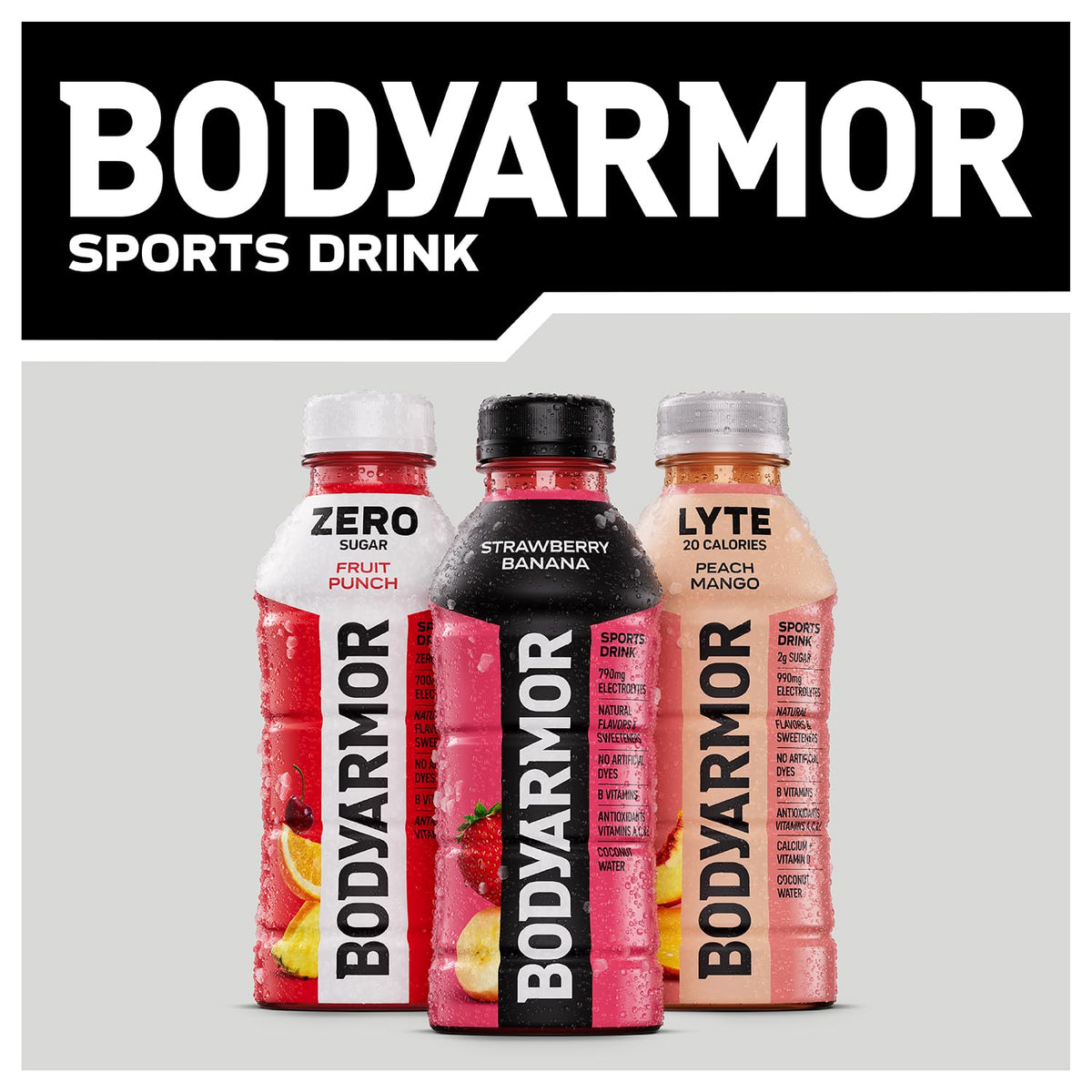BODYARMOR Sports Drink – Better-for-You Soda Replacement for Self-Care Focused Hydration, Potassium-Packed Coconut Water