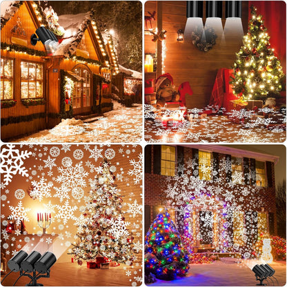 [Brand] Snowflake Projection Light – Festive Seasonal Gift for Mom, Dad, and Neighbors