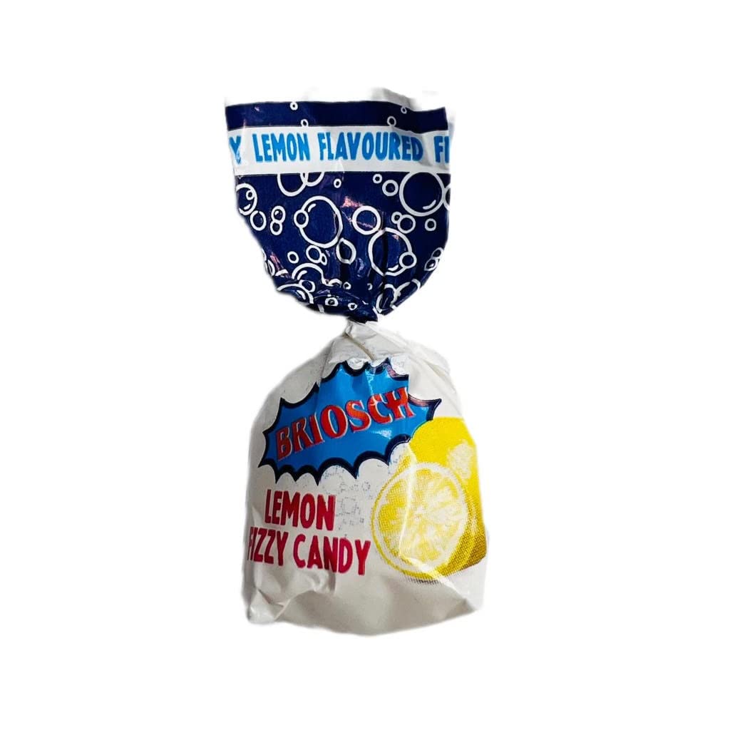 Brioschi Lemon Effervescent Italian Candy – Mindful Indulgence with Real Lemon Juice and Citrate