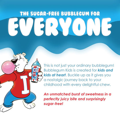 Bubblegum Kids Chiclets – Allergy-Safe Chewing Gum for Travel Bags and Classroom Treat Drawers