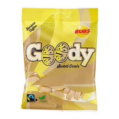 Bubs Goody Sweet Ovals Banana Caramel 2 Pack of 90g