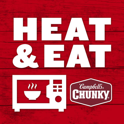 Campbell's Chunky Soup, Creamy Chicken and Dumplings – Wholesome 12g Protein Lunch for Mindful Eating