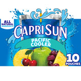 Capri Sun Pacific Cooler 6 oz Juice Pouches, 30 Pack Stock-Up Box, Ready-to-Drink Beverage for Efficient Lunchbox Packing and Practice Pickup