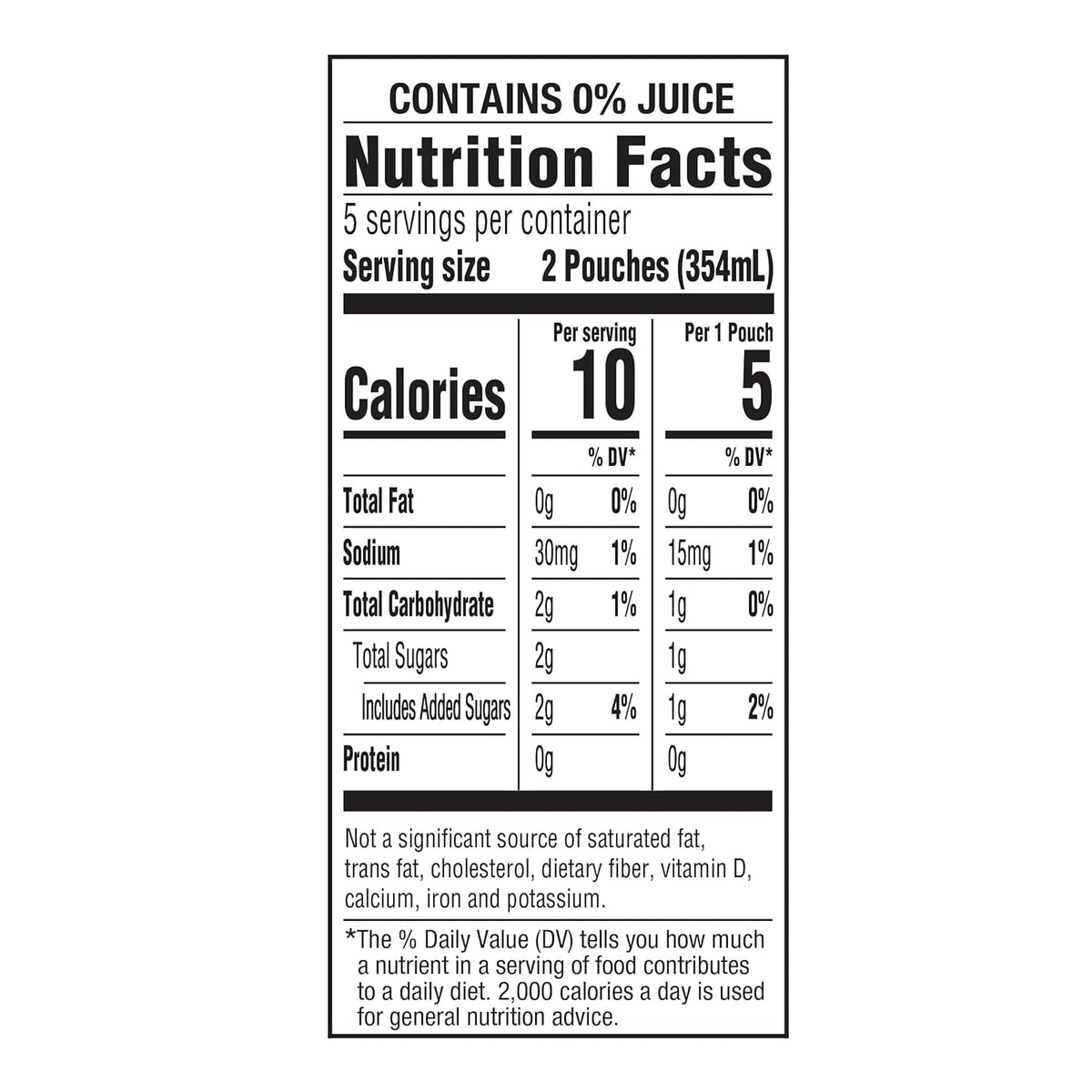 Capri Sun Roarin' Waters Tropical Punch – Lunchbox-Safe Drink Pouches for Picky Eaters, 40 ct