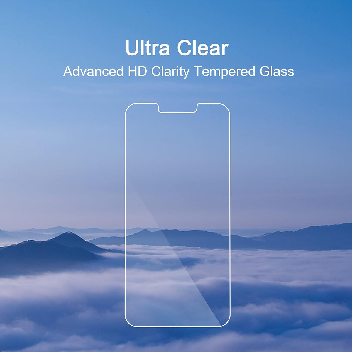 case-compatible dimensions that leave a small bezel gap for protective cases