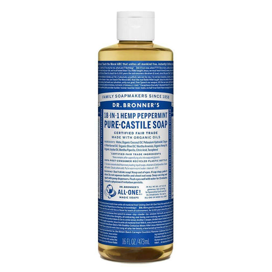 castile liquid soap base made from organic coconut, olive, and jojoba oils