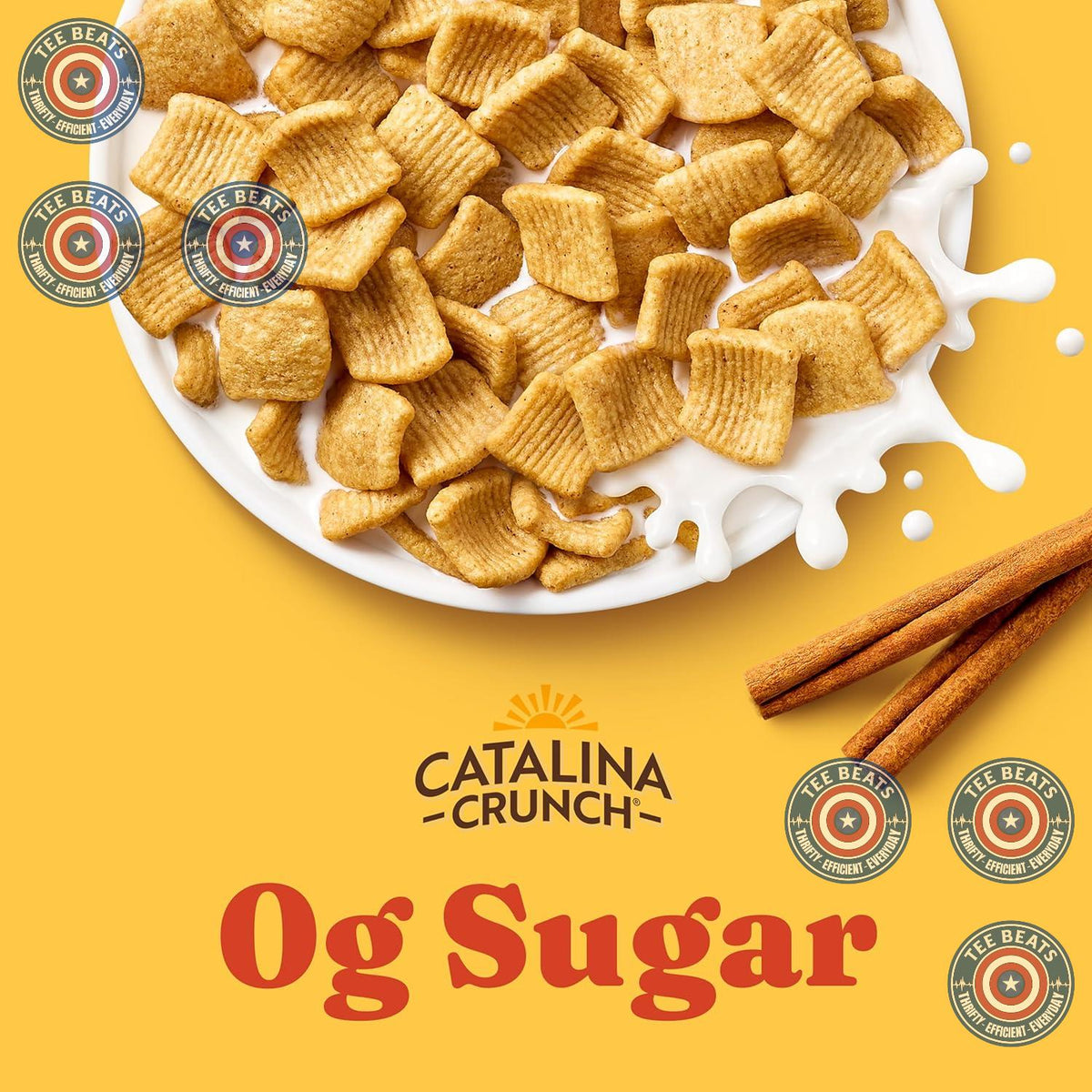 Catalina Crunch Protein Cereal – Gut-Supporting High-Fiber Bowl for Self-Care Morning Nutrition, 9g Fiber Cinnamon Toast