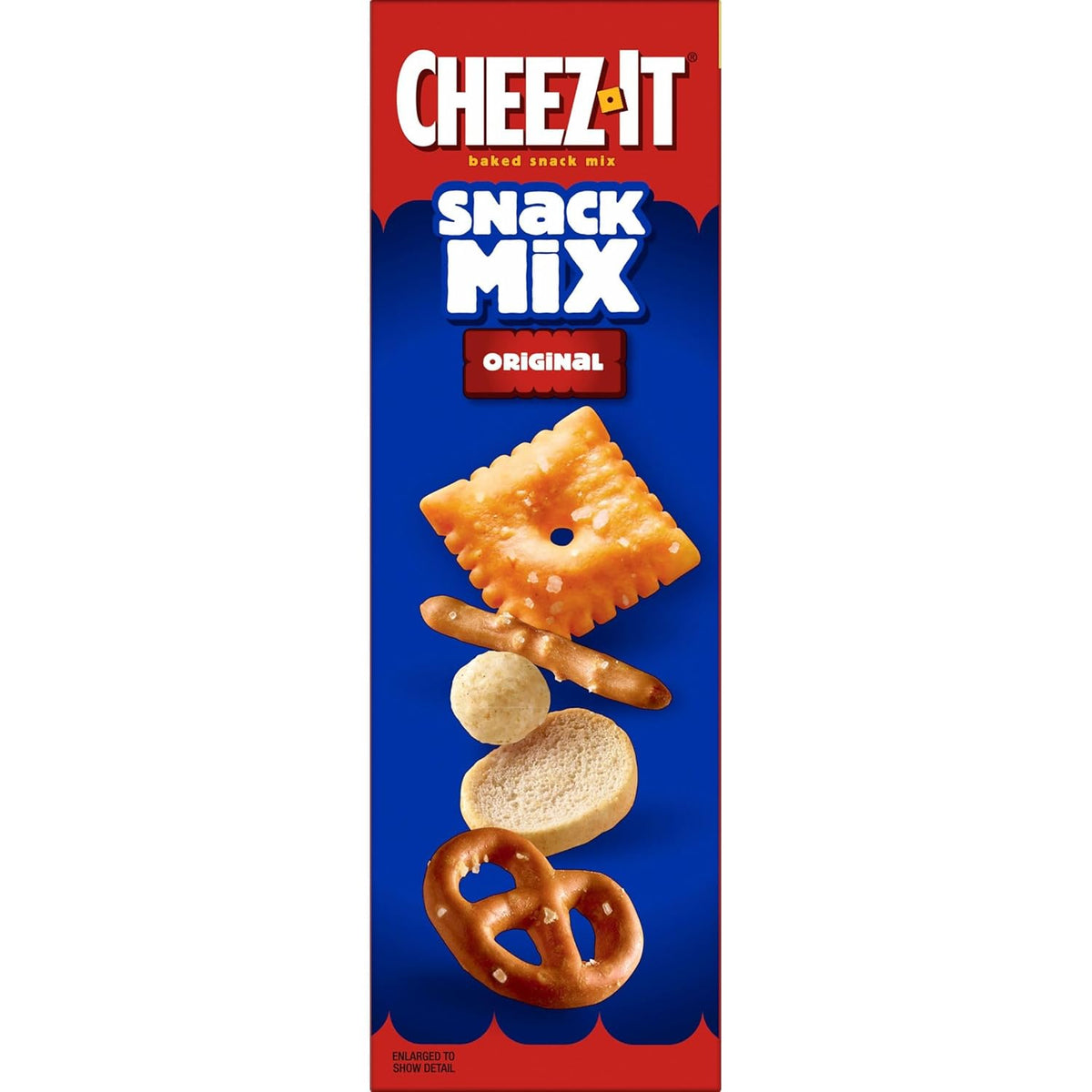 Cheez-It Snack Mix, Grab-and-Go Kids Snack Box for Lunchboxes and Car Cup Holders, Original, 17.8oz Box