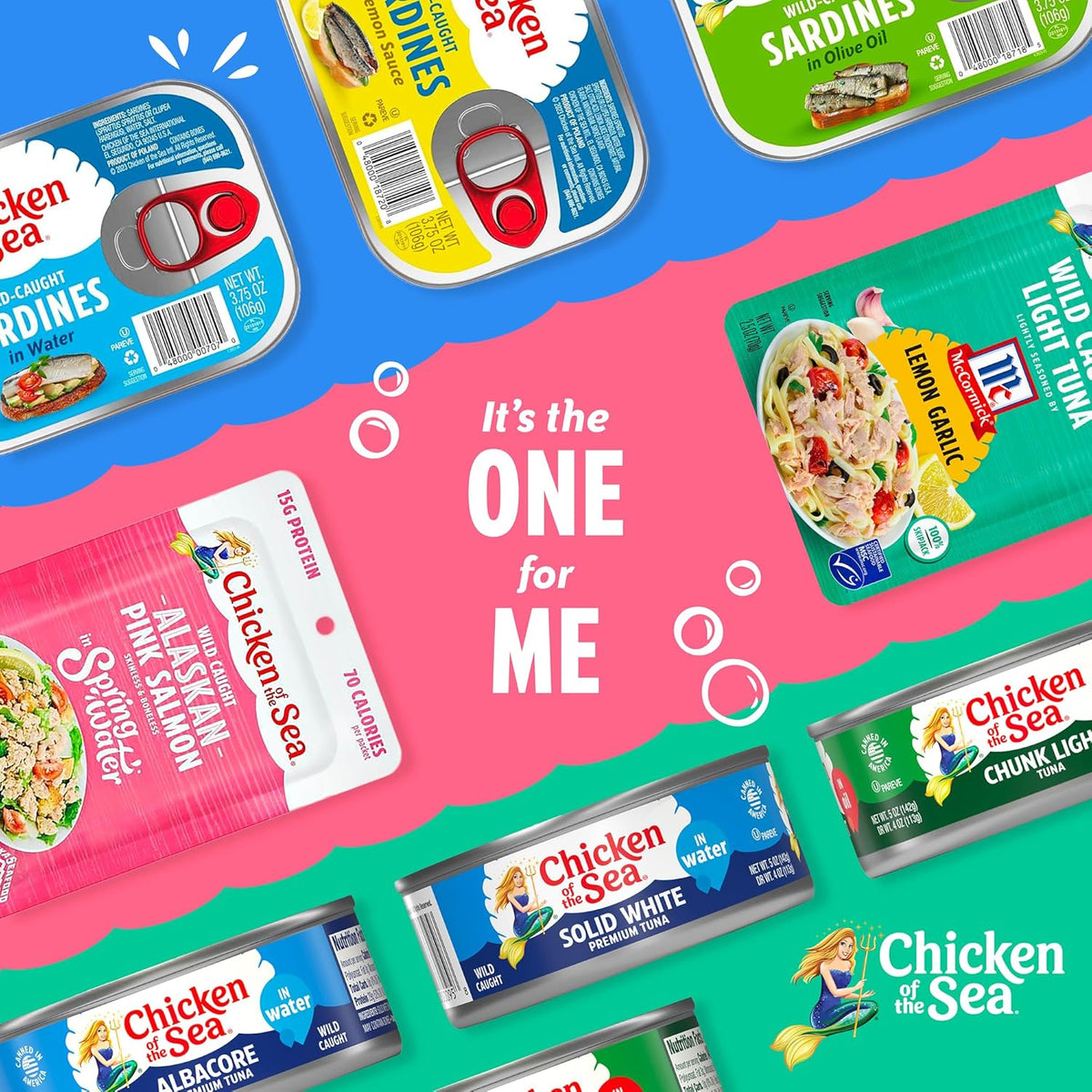 Chicken of the Sea Ready-to-Eat Tuna 5 oz Cans – Emergency Ration and Outdoor Adventure Pantry Pack