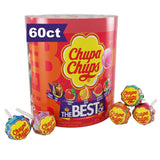 Chupa Chups Lollipops 60-Count Drum – Portable Candy for Parades, Festivals and Outdoor Community Events