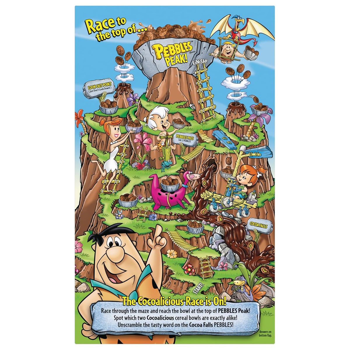 Cocoa PEBBLES Cereal – Pantry Friendly Gluten Free Cereal for Balanced Family Wellness, 27.5 oz Mega Size