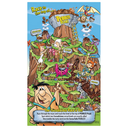 Cocoa PEBBLES Cereal – Pantry Friendly Gluten Free Cereal for Balanced Family Wellness, 27.5 oz Mega Size