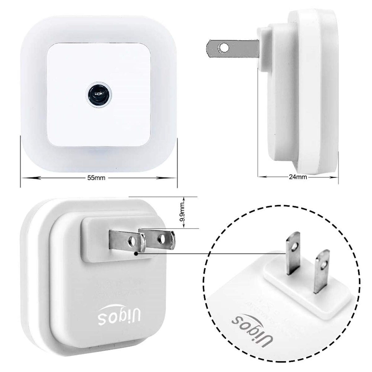 daylight white color temperature for clear but non-harsh illumination