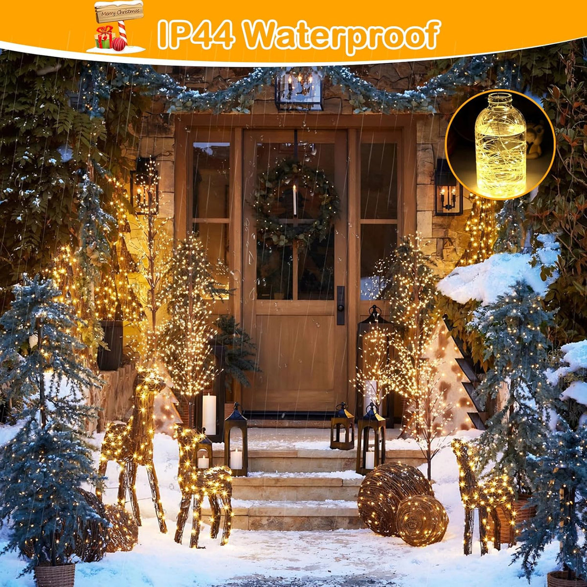 Decute 164FT Bendable Starry Lights – Cozy Reading Nook & Canopy Frame Decoration, Shape Memory Copper Wire