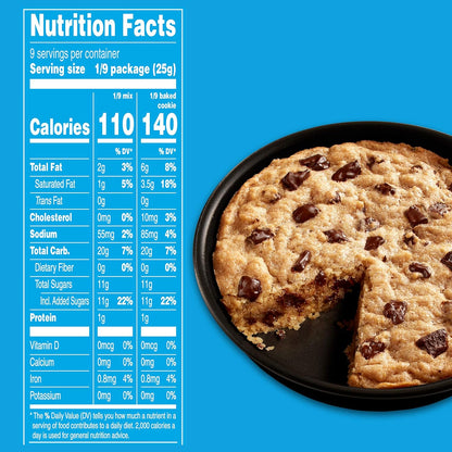 Duncan Hines MEGA Cookie Halloween Cookie Mix – Streamlined Dessert for Small Households Avoiding Leftovers