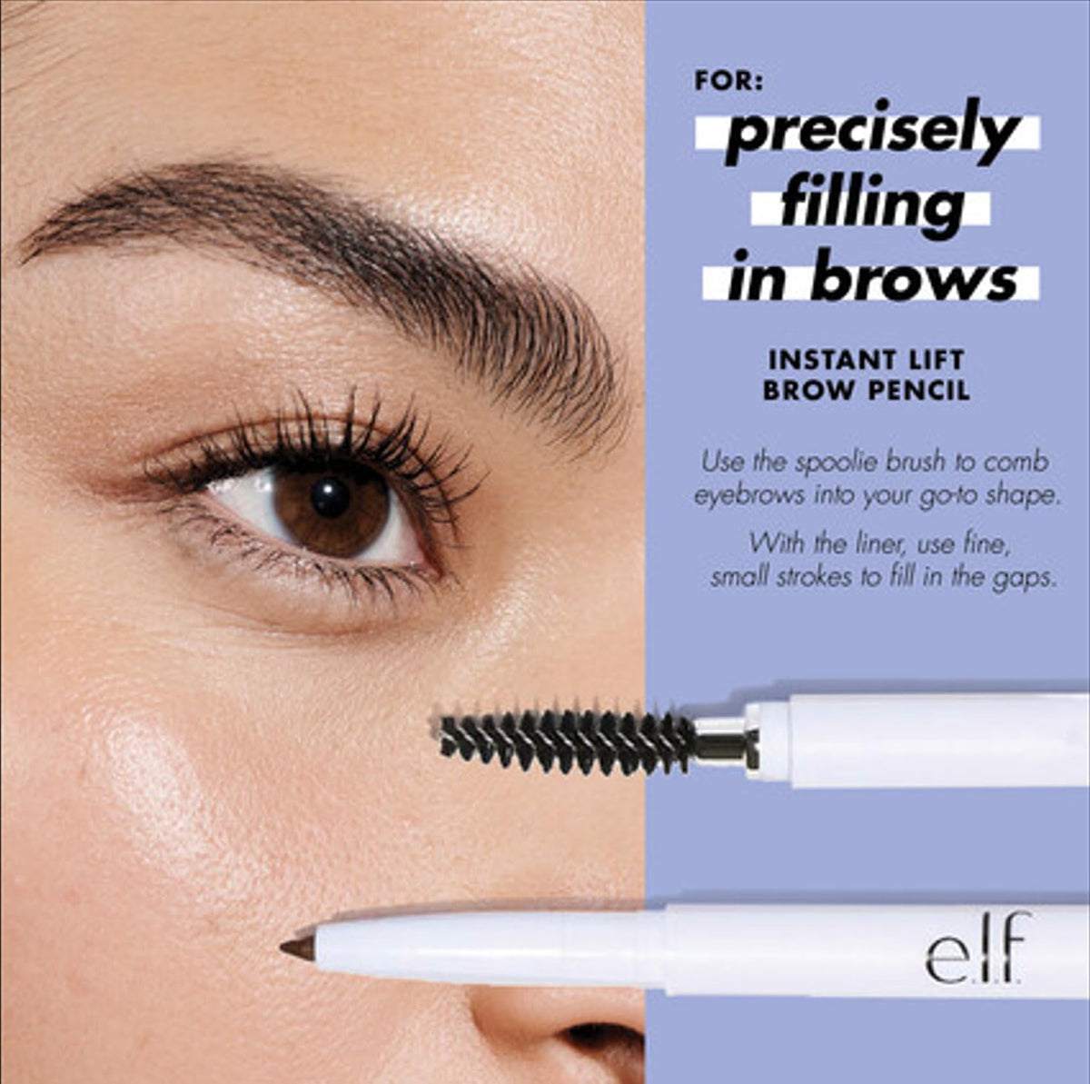e.l.f. Instant Lift Brow Pencil – Quick Two-Minute Brow Tool for the Busy Work-From-Home Morning
