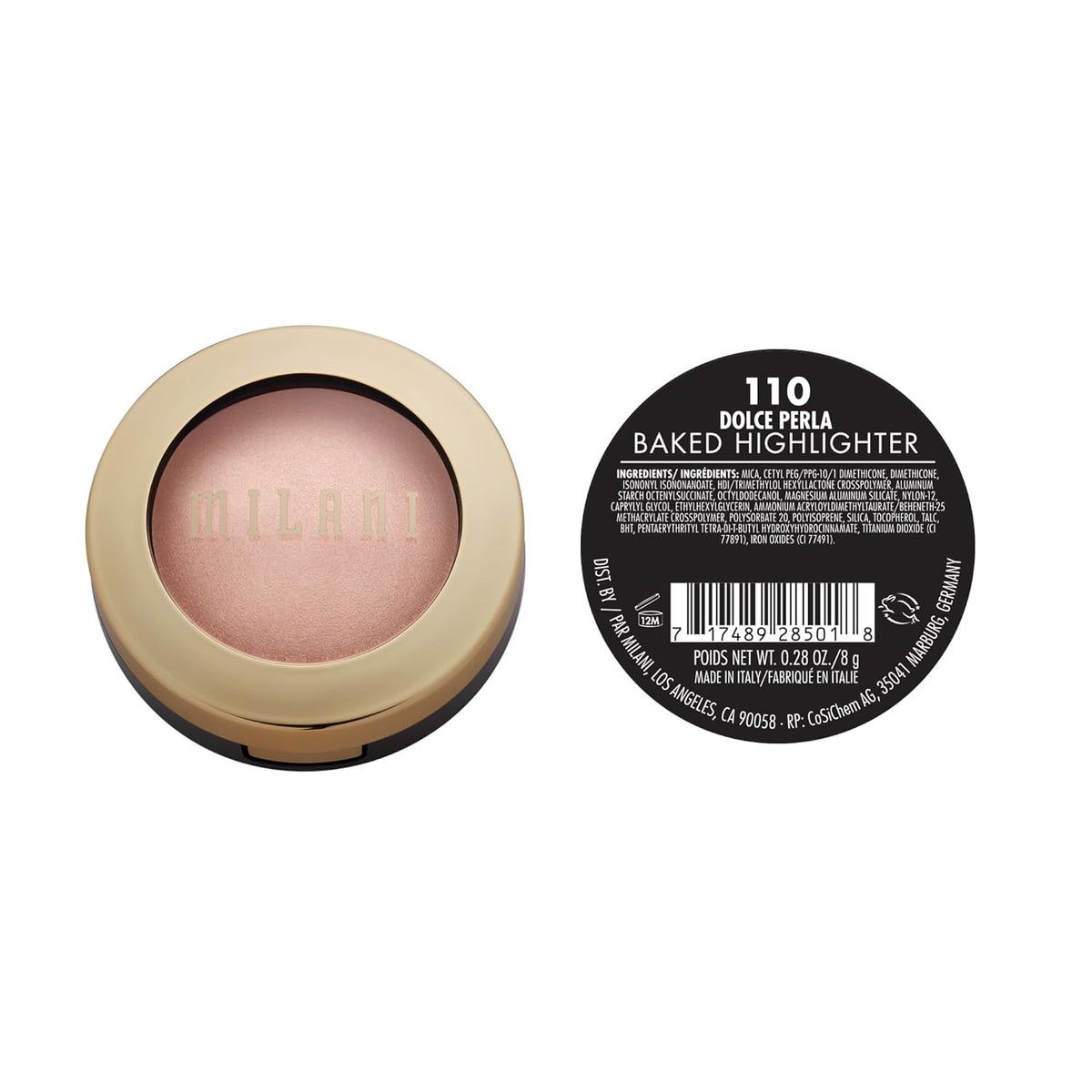 four shade variants: dolce perla, bronze splendore, champagne d'oro, and rose italiana