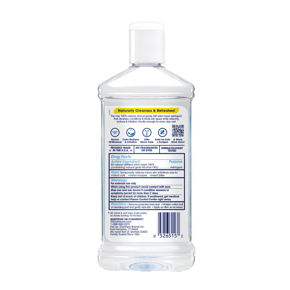 fragrance-free and dye-free formulation, dermatologist-tested