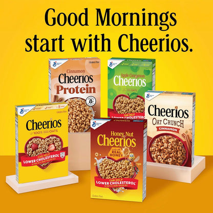 Fruity Cheerios Gluten Free Portable Breakfast Cereal – Dry Handful Snacking for Outdoor Adventures and Travel Days, 18.4 oz